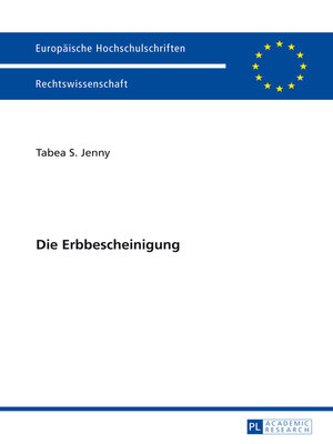 cover image of Die Erbbescheinigung